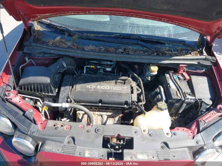 2012 Chevrolet Sonic 2Lt VIN: 1G1JC5SH0C4220532 Lot: 39568283