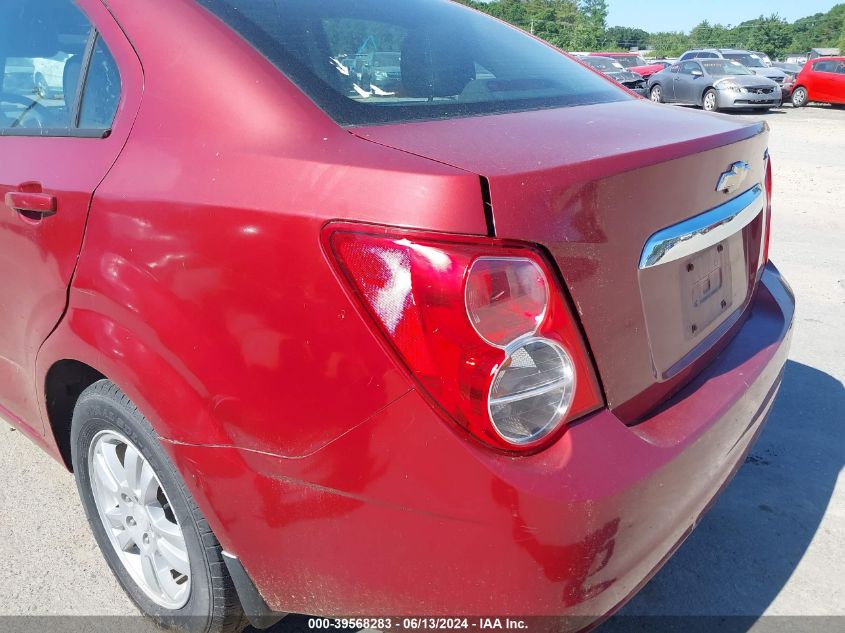 2012 Chevrolet Sonic 2Lt VIN: 1G1JC5SH0C4220532 Lot: 39568283