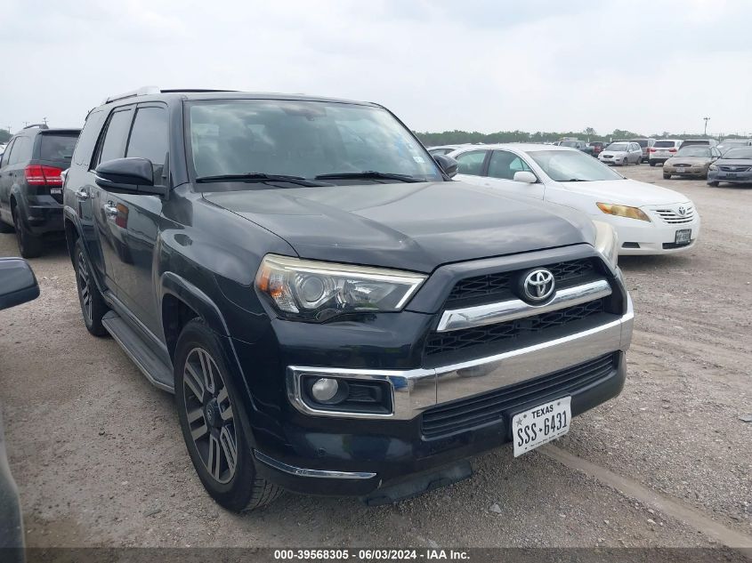 2014 Toyota 4Runner Limited VIN: JTEZU5JR5E5072601 Lot: 39568305