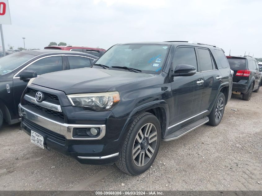 2014 Toyota 4Runner Limited VIN: JTEZU5JR5E5072601 Lot: 39568305