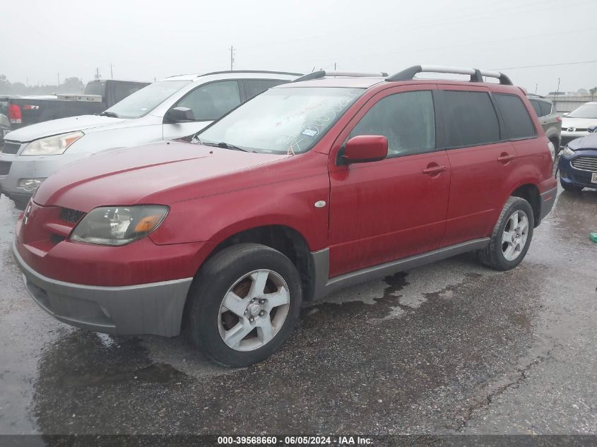 2003 Mitsubishi Outlander Xls VIN: JA4LZ41G83U030828 Lot: 39568660