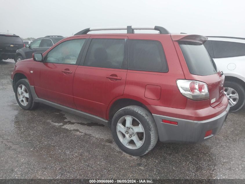 2003 Mitsubishi Outlander Xls VIN: JA4LZ41G83U030828 Lot: 39568660