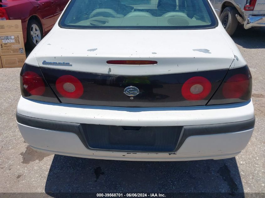 2005 Chevrolet Impala VIN: 2G1WF52EX59331527 Lot: 39568701