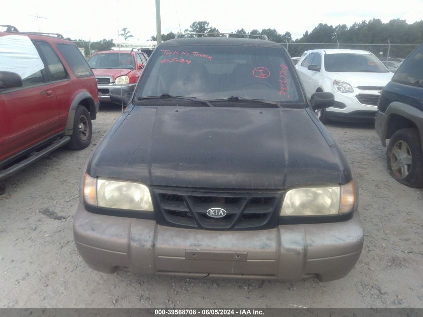 2001 Kia Sportage Ex/Limited VIN: KNDJB723915080031 Lot: 39568708