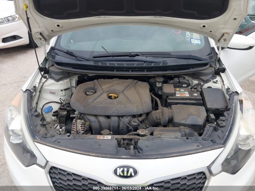 2016 Kia Forte Lx VIN: KNAFK4A67G5551437 Lot: 39568711