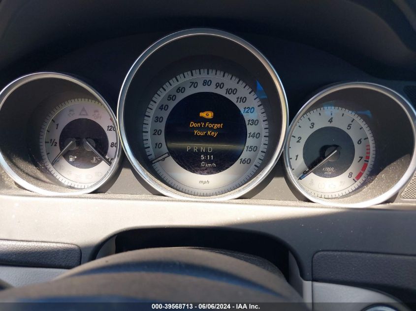 2013 Mercedes-Benz C 250 Luxury/Sport VIN: WDDGF4HB1DA789291 Lot: 39568713