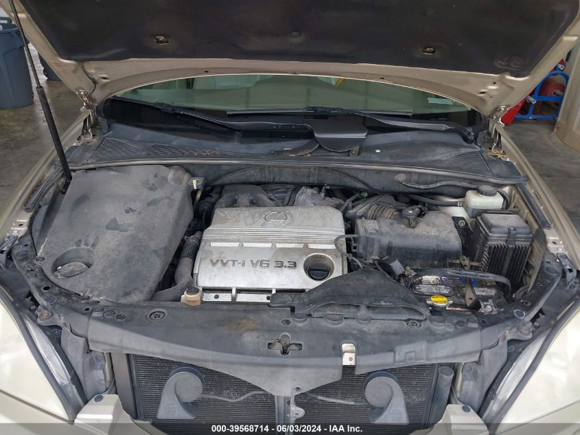 2004 Lexus Rx 330 VIN: JTJHA31UX40066769 Lot: 39568714