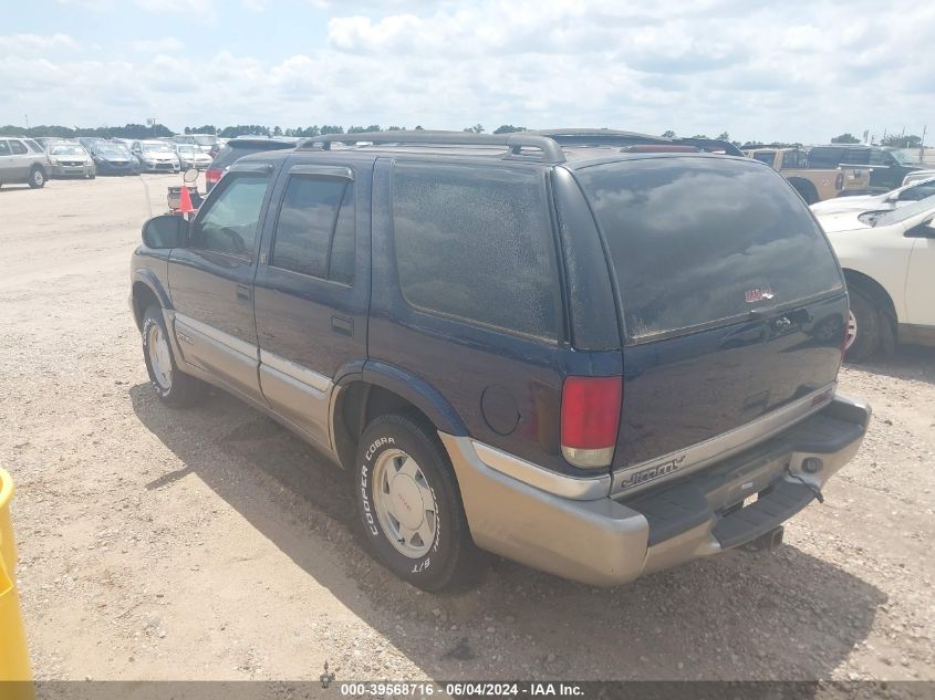 2000 GMC Jimmy Slt VIN: 1GKCS13W5Y2178228 Lot: 39568716