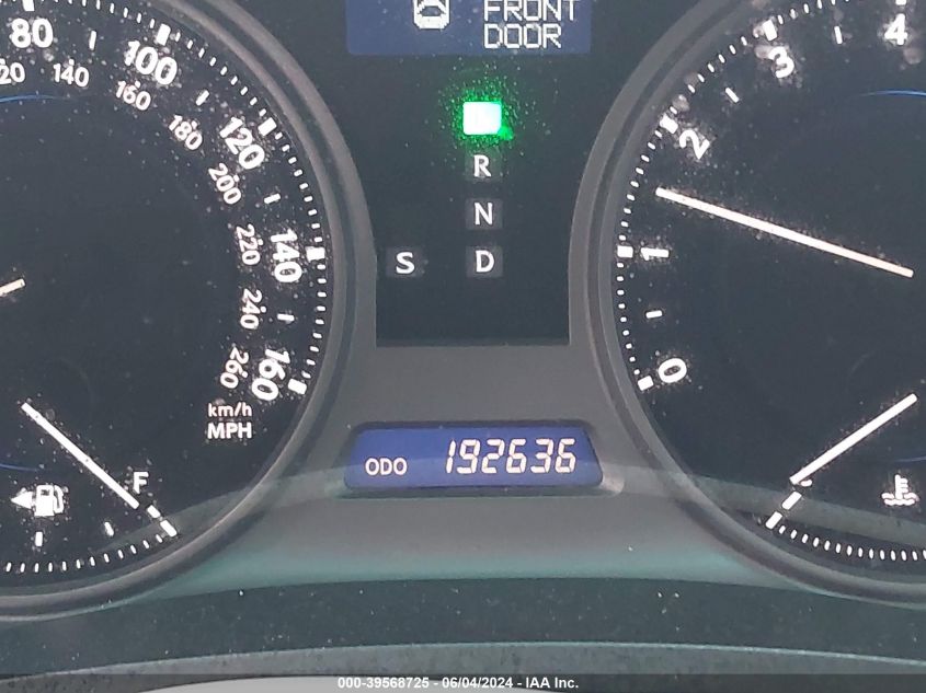 2010 Lexus Is 250 VIN: JTHBF5C2XA5117508 Lot: 39568725