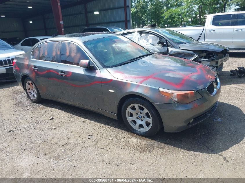 2004 BMW 525I VIN: WBANA53544B852771 Lot: 39568761