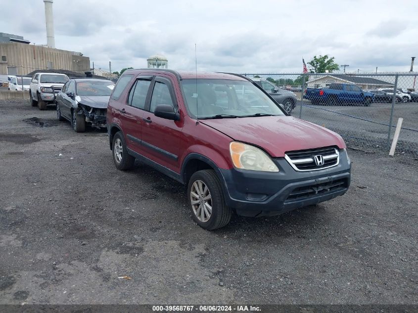 2003 Honda Cr-V Lx VIN: SHSRD78473U143408 Lot: 39568767