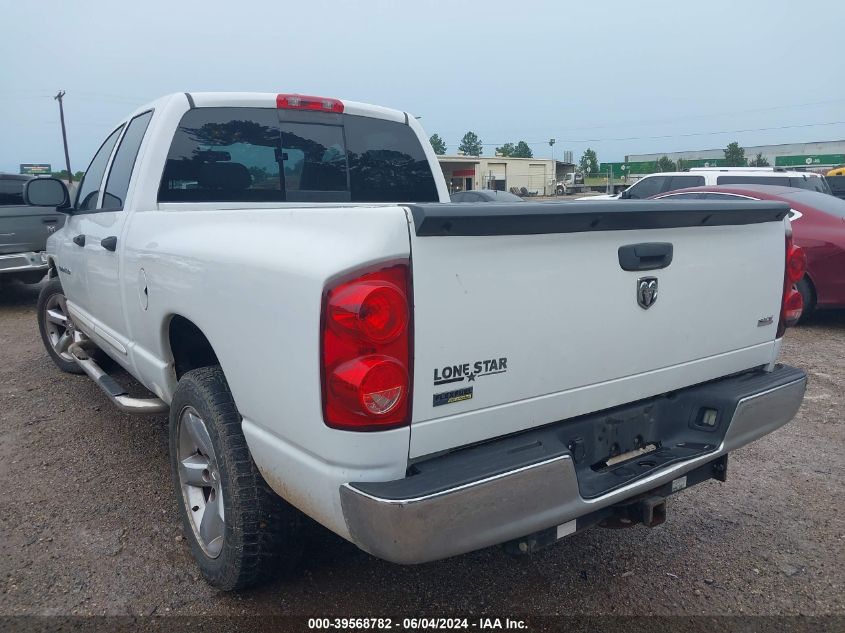 2007 Dodge Ram 1500 Slt VIN: 1D7HA18P17S120479 Lot: 39568782