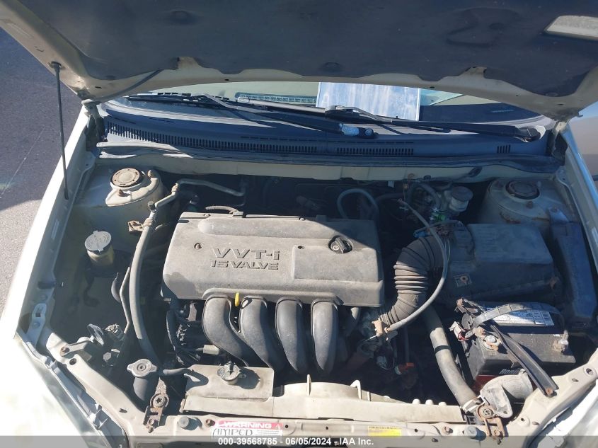 2004 Toyota Corolla Ce VIN: 2T1BR32E04C175434 Lot: 39568785