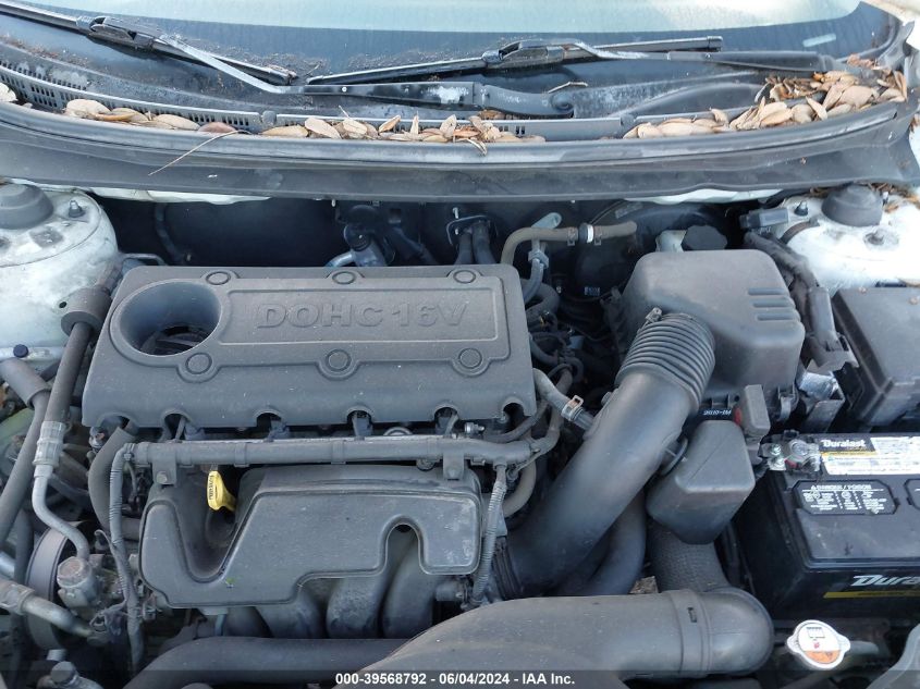 2012 Kia Forte Lx VIN: KNAFT4A21C5642711 Lot: 39568792