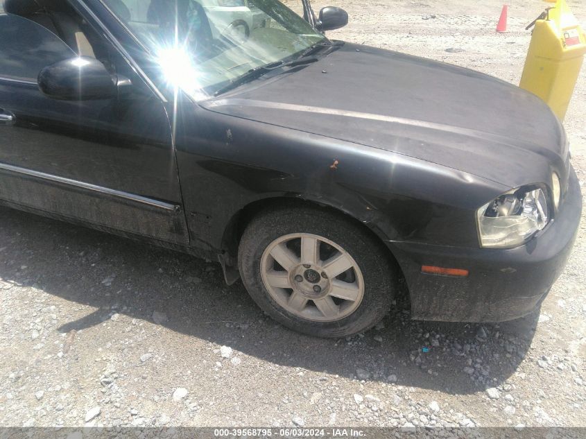 2004 Kia Optima Ex/Lx VIN: KNAGD126845365039 Lot: 39568795