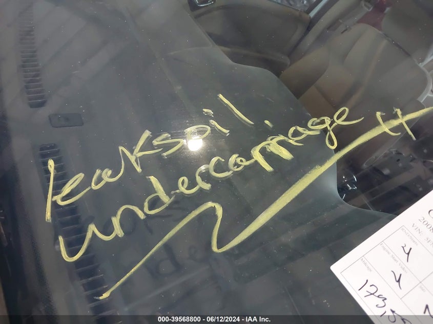 2008 Honda Odyssey Ex VIN: 5FNRL38468B035047 Lot: 39568800