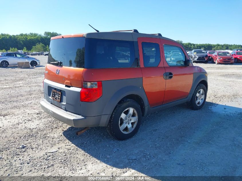 2003 Honda Element Ex VIN: 5J6YH18543L020461 Lot: 39568807