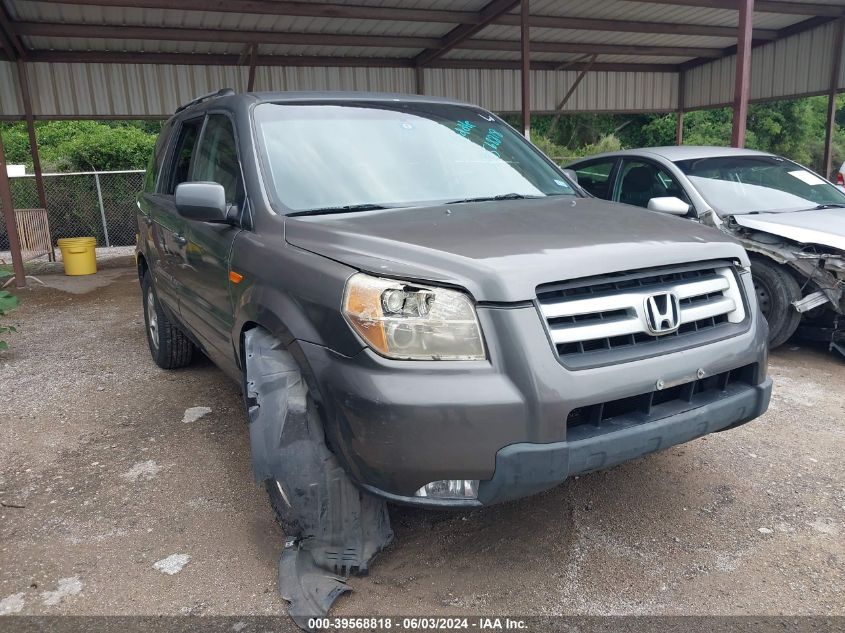 2007 Honda Pilot Ex-L VIN: 5FNYF28727B004643 Lot: 39568818