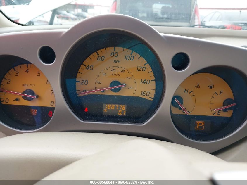 2004 Nissan Murano Sl VIN: JN8AZ08T14W223437 Lot: 39568841