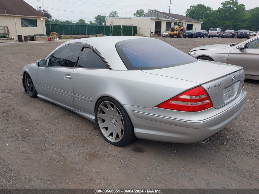 2002 Mercedes-Benz Cl 500 VIN: WDBPJ75J12A028584 Lot: 39568851