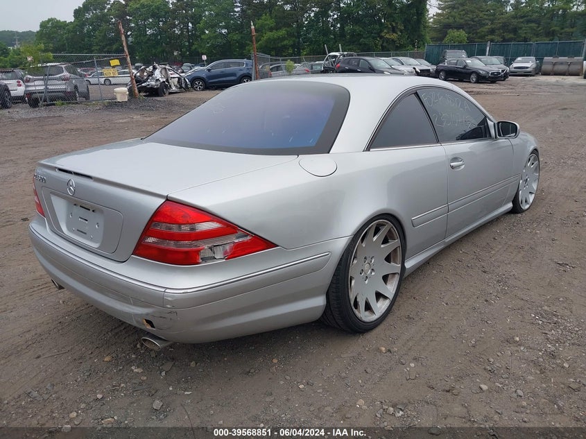 2002 Mercedes-Benz Cl 500 VIN: WDBPJ75J12A028584 Lot: 39568851