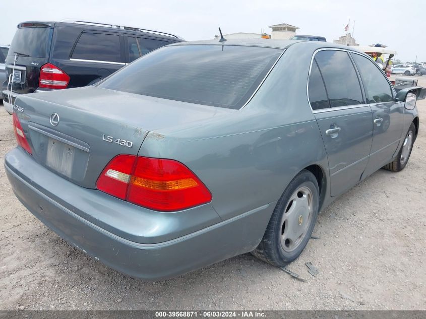 2002 Lexus Ls 430 VIN: JTHBN30F420059585 Lot: 39568871