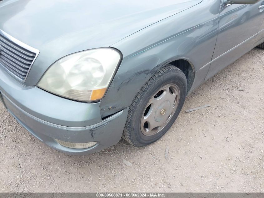 2002 Lexus Ls 430 VIN: JTHBN30F420059585 Lot: 39568871