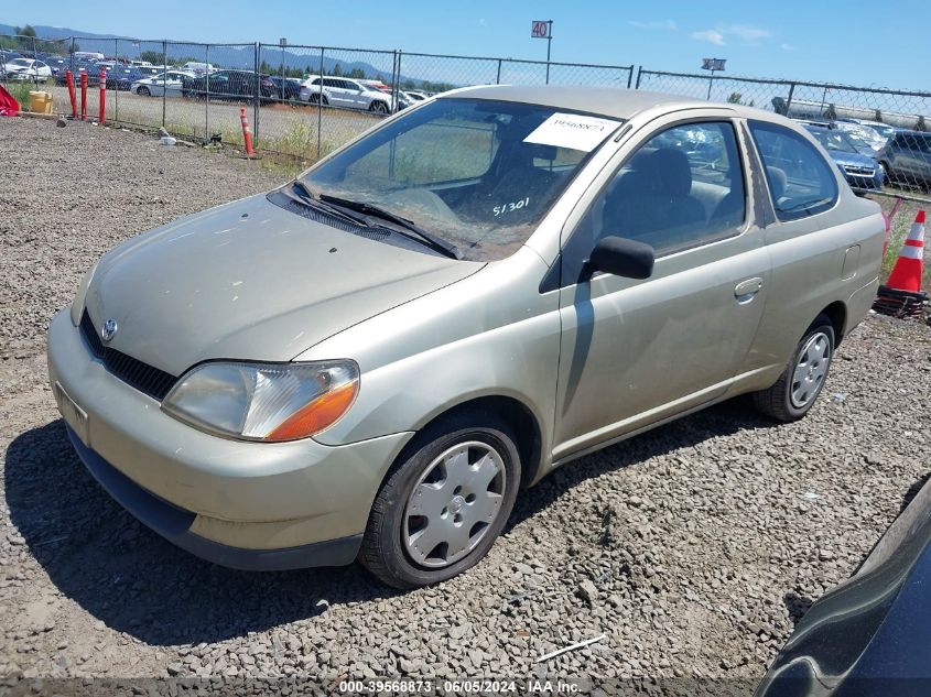 2000 Toyota Echo VIN: JTDAT1238Y0051301 Lot: 39568873