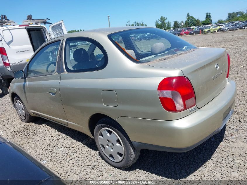 2000 Toyota Echo VIN: JTDAT1238Y0051301 Lot: 39568873