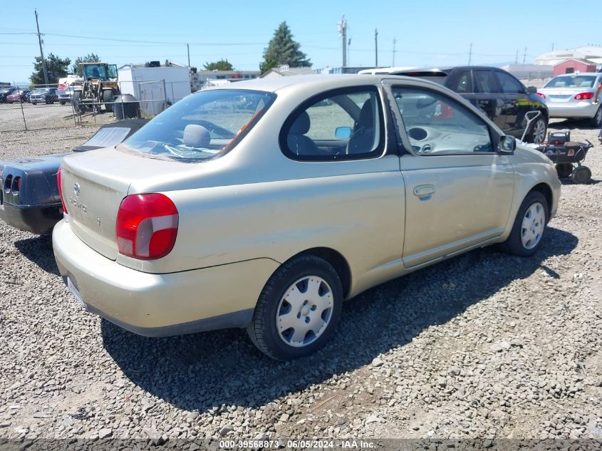 2000 Toyota Echo VIN: JTDAT1238Y0051301 Lot: 39568873