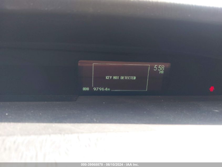 2011 Toyota Prius Four VIN: JTDKN3DU0B0298562 Lot: 39568878