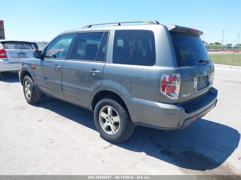 2008 Honda Pilot Ex-L VIN: 5FNYF18538B038178 Lot: 39568887