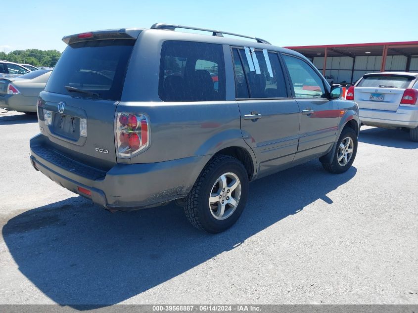 2008 Honda Pilot Ex-L VIN: 5FNYF18538B038178 Lot: 39568887