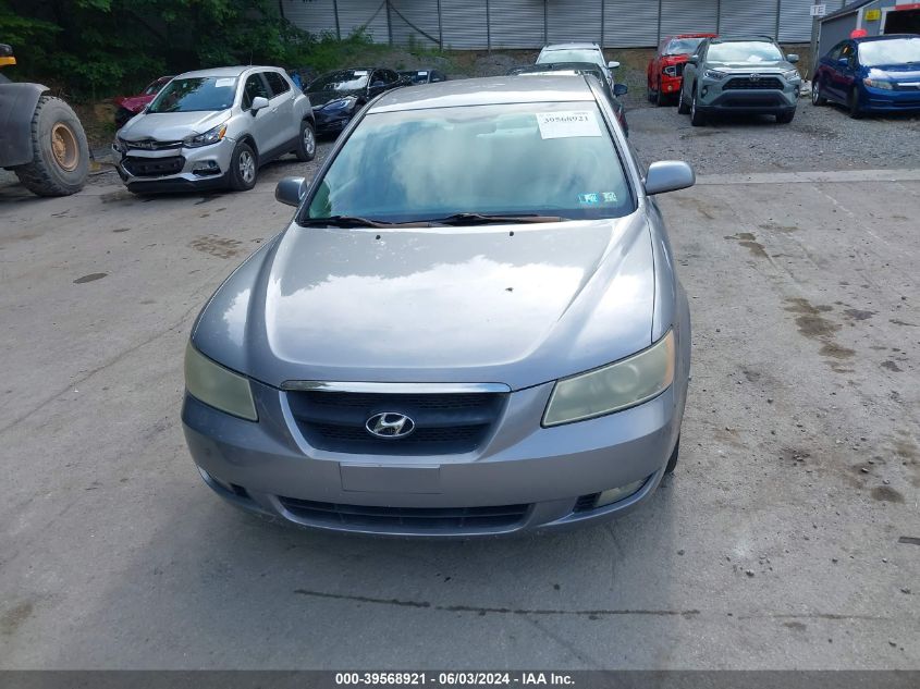 2007 Hyundai Sonata Limited/Se V6 VIN: 5NPEU46F87H186591 Lot: 39568921