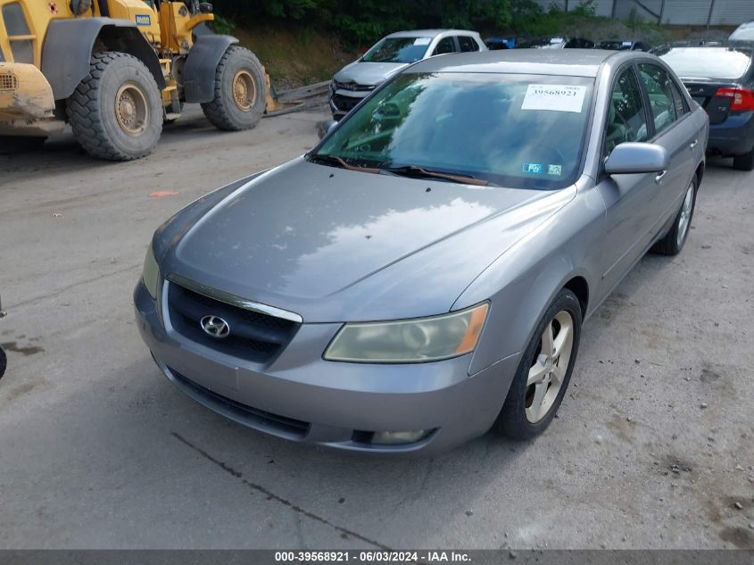 2007 Hyundai Sonata Limited/Se V6 VIN: 5NPEU46F87H186591 Lot: 39568921