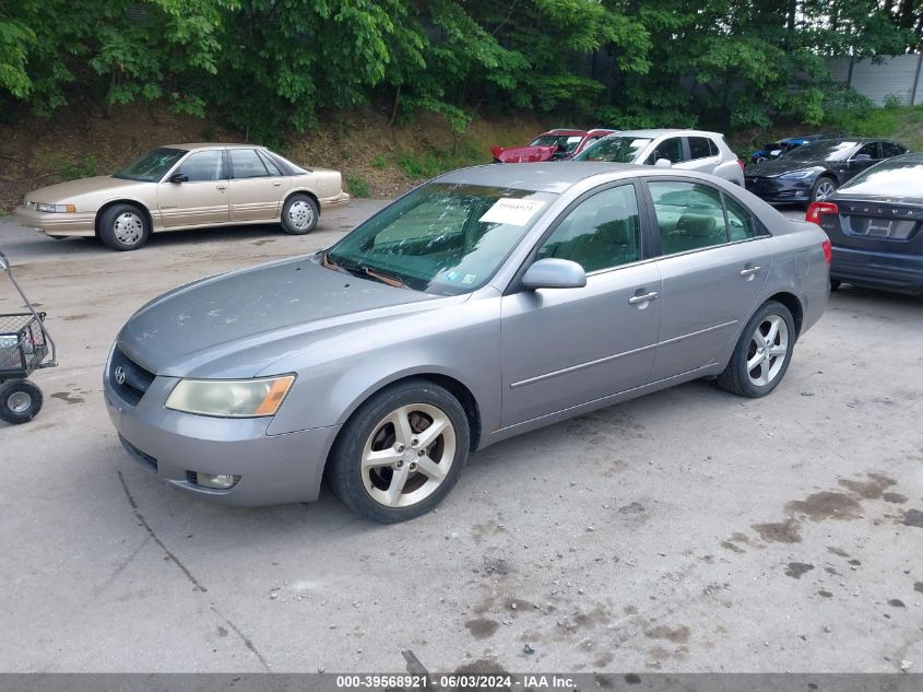 2007 Hyundai Sonata Limited/Se V6 VIN: 5NPEU46F87H186591 Lot: 39568921