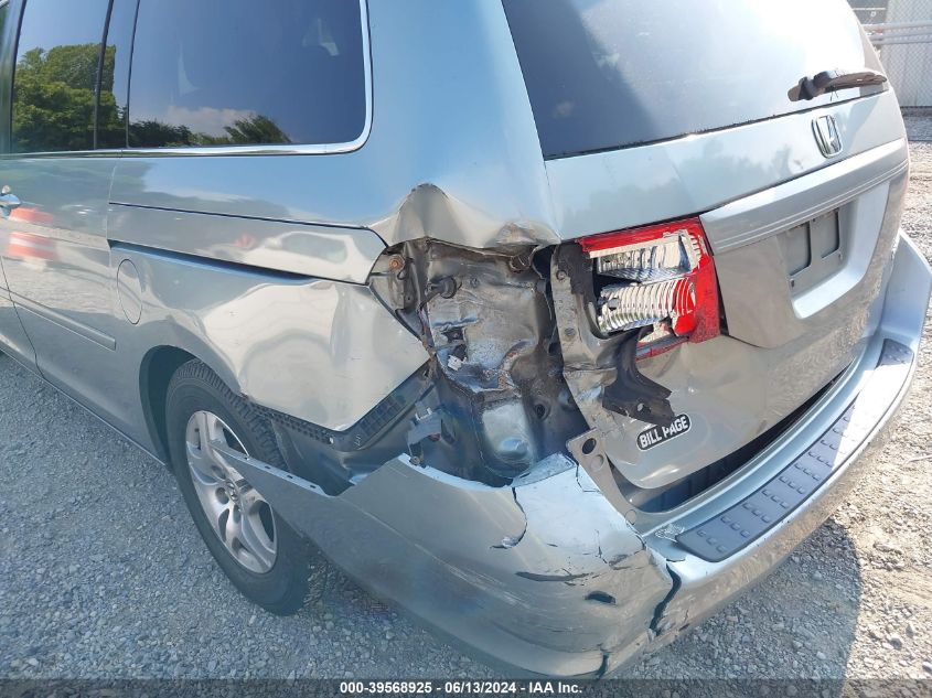 2005 Honda Odyssey Ex VIN: 5FNRL38445B022731 Lot: 39568925