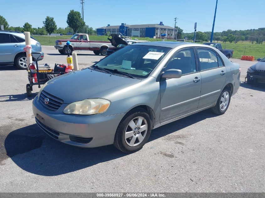 2004 Toyota Corolla Le VIN: 1NXBR38E64Z312379 Lot: 39568927