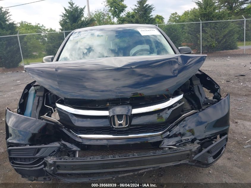 2015 Honda Cr-V Lx VIN: 2HKRM3H38FH501872 Lot: 39568939