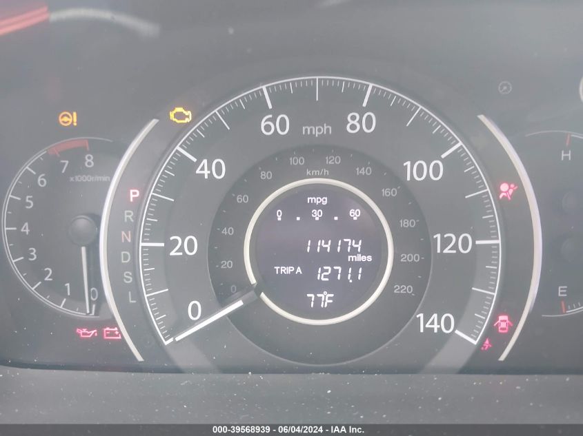 2015 Honda Cr-V Lx VIN: 2HKRM3H38FH501872 Lot: 39568939