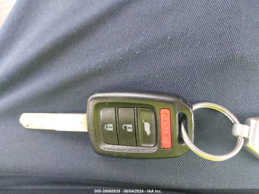 2015 Honda Cr-V Lx VIN: 2HKRM3H38FH501872 Lot: 39568939