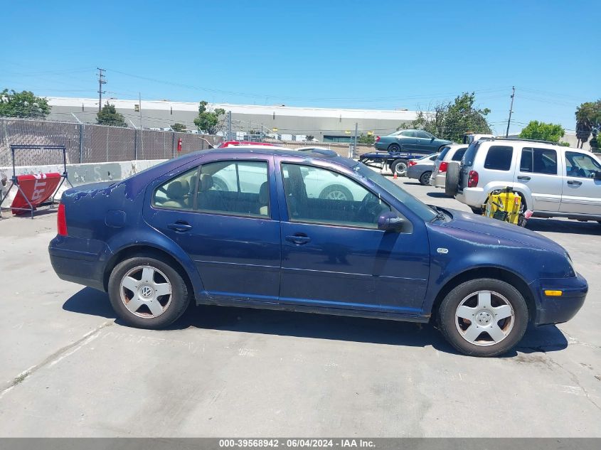 2001 Volkswagen Jetta Gls VIN: 3VWSK69M41M148515 Lot: 39568942