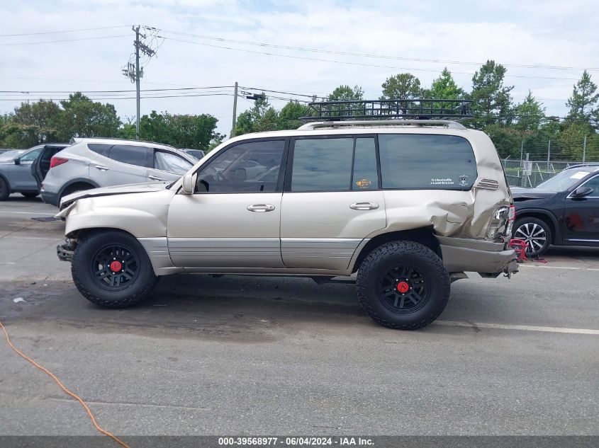 2000 Lexus Lx 470 VIN: JT6HT00W0Y0092261 Lot: 39568977