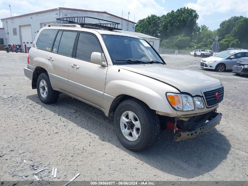 2000 Lexus Lx 470 VIN: JT6HT00W0Y0092261 Lot: 39568977