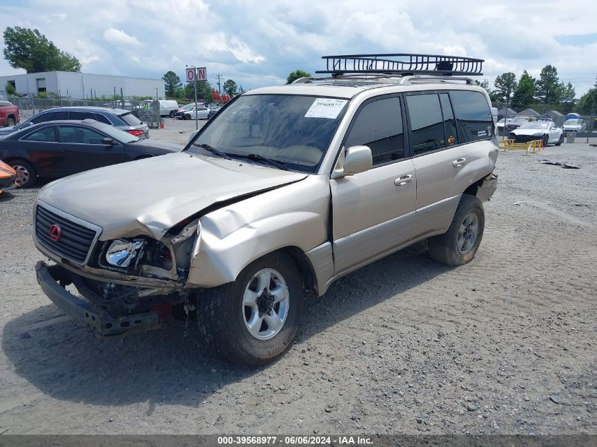 2000 Lexus Lx 470 VIN: JT6HT00W0Y0092261 Lot: 39568977