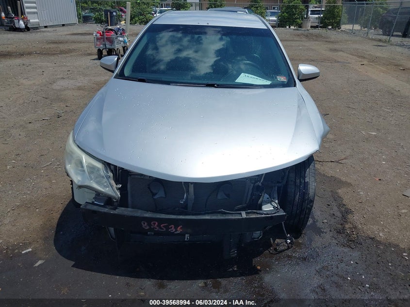 2012 Toyota Camry Le VIN: 4T4BF1FK7CR260741 Lot: 39568994