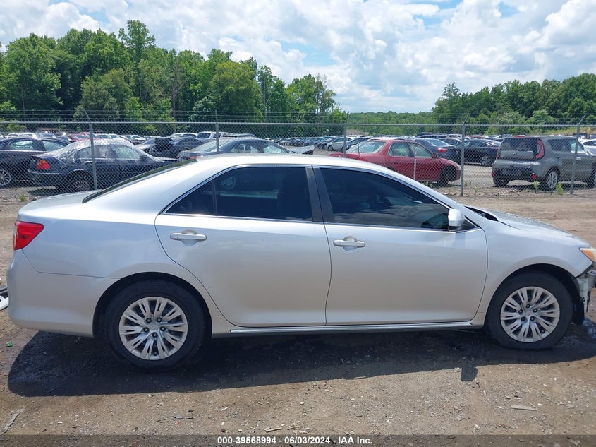 2012 Toyota Camry Le VIN: 4T4BF1FK7CR260741 Lot: 39568994