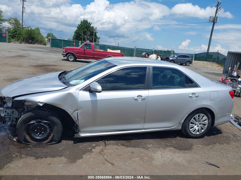 2012 Toyota Camry Le VIN: 4T4BF1FK7CR260741 Lot: 39568994