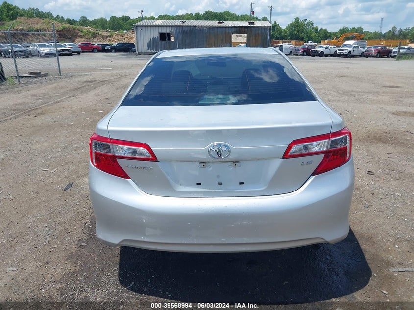 2012 Toyota Camry Le VIN: 4T4BF1FK7CR260741 Lot: 39568994