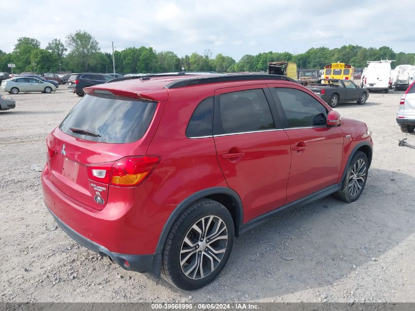 2016 Mitsubishi Outlander Sport 2.4 Sel VIN: JA4AP4AWXGZ052729 Lot: 39568995